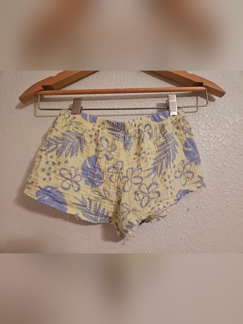 vince camuto 100% cotton girls tropical hawaiian shorts, 6